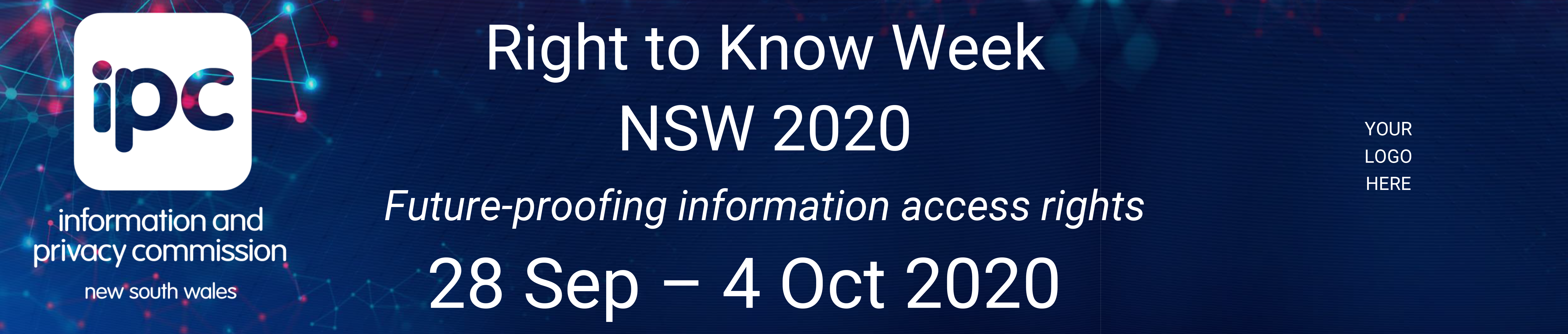 Right to Know Week NSW 2020 - Banner - Date - Add Logo right