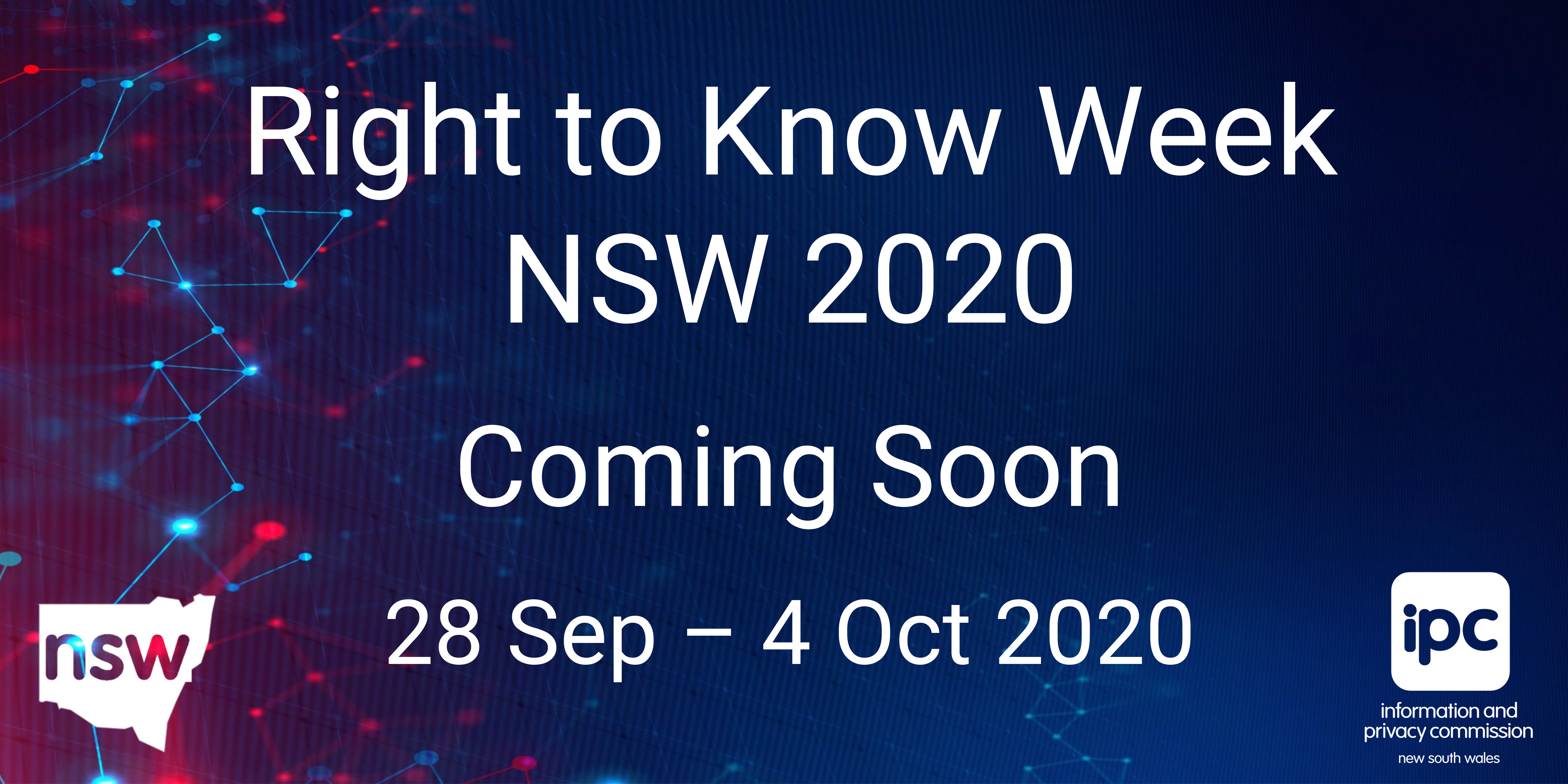 Right to Know Week NSW 2020 - Social Media - Coming Soon