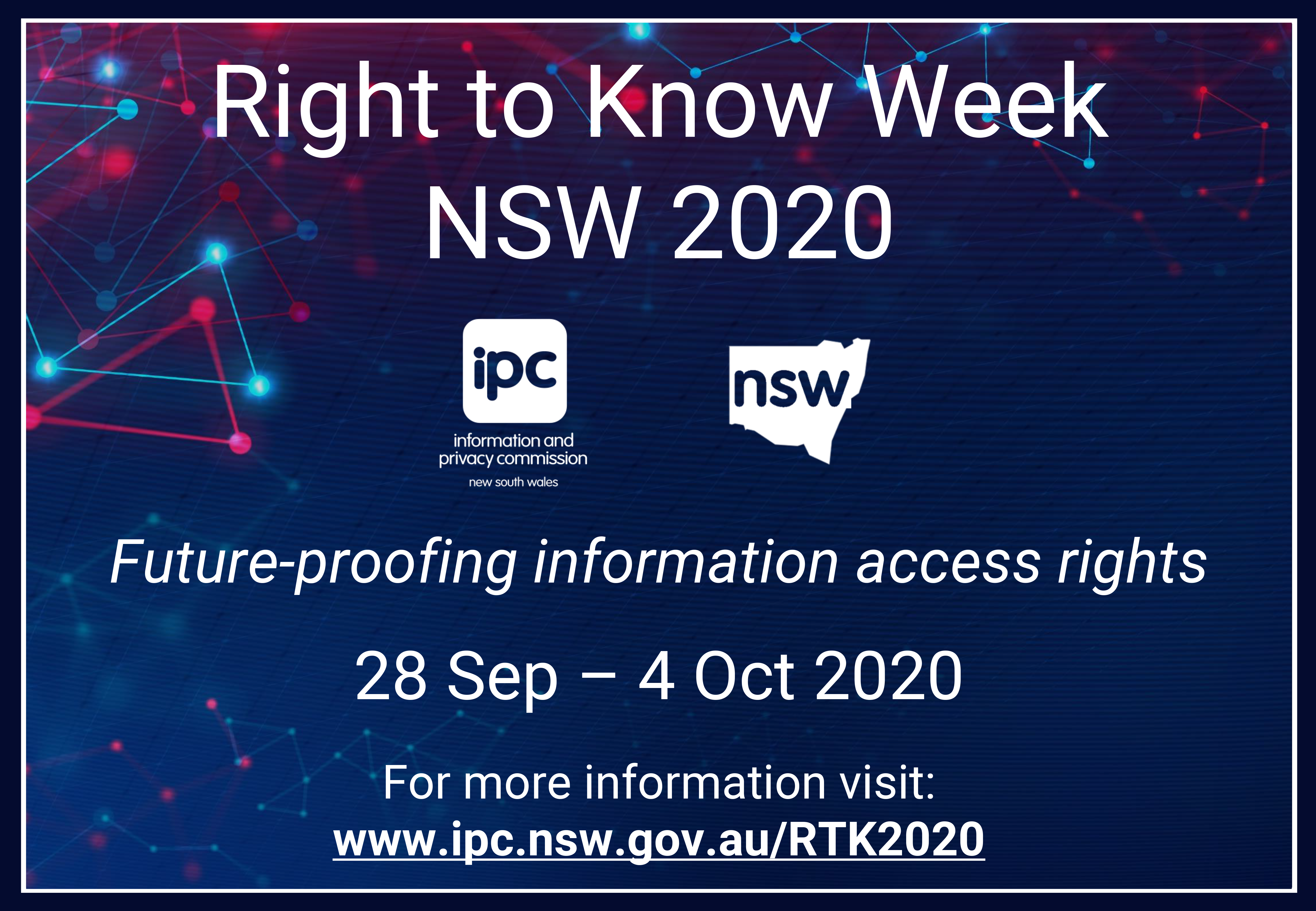 Poster - Horizontal - Right to Know Week NSW 2020