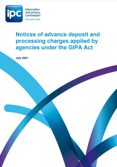 Image only of notices of advance deposit and processing charges gipa compliance report
