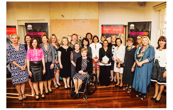 Image of Blaze Exhibition Women in Leadership