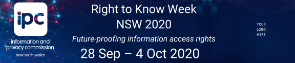 Right to Know Week NSW 2020 - Banner - Date - Add Logo right
