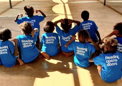 Indigenous Literacy Day image with children
