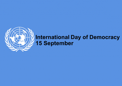 International Day of Democracy 15 September