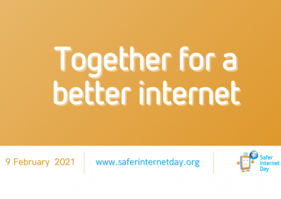 Safer Internet Day 2021 image "together for a better internet"