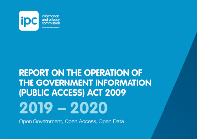 Report on the Operation of the GIPA Act 2019/20 Cover Image