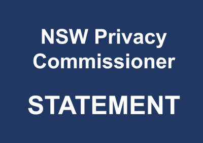 NSW Privacy Commissioner Statement