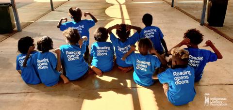 Indigenous Literacy Day image with children