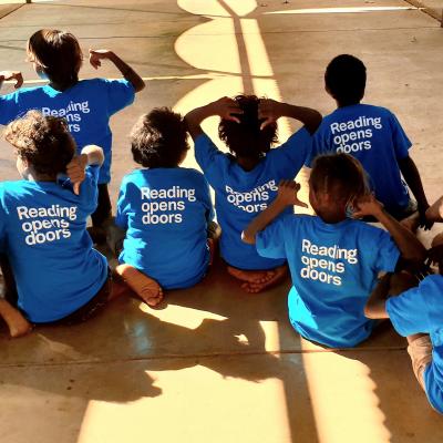 Indigenous Literacy Day image with children