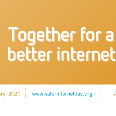 Safer Internet Day 2021 image "together for a better internet"