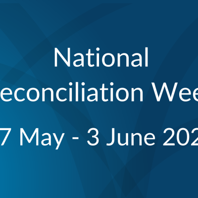 Text saying National Reconciliation Week 2022