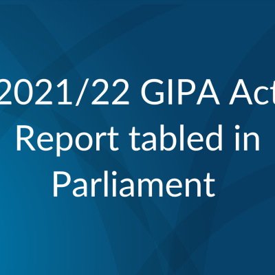 GIPA Act s37 2023 news story